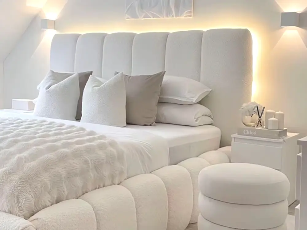 Διπλό Ντυμένο Κρεβάτι QUEEN 3