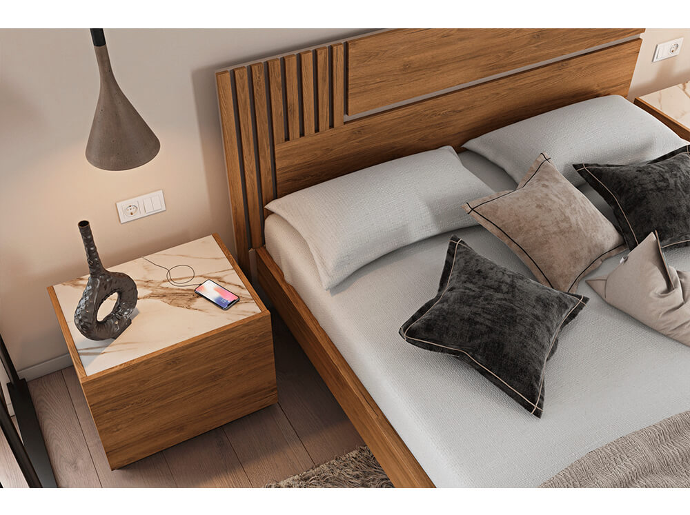 Σετ κρεβατοκάμαρας COZY με στρώμα