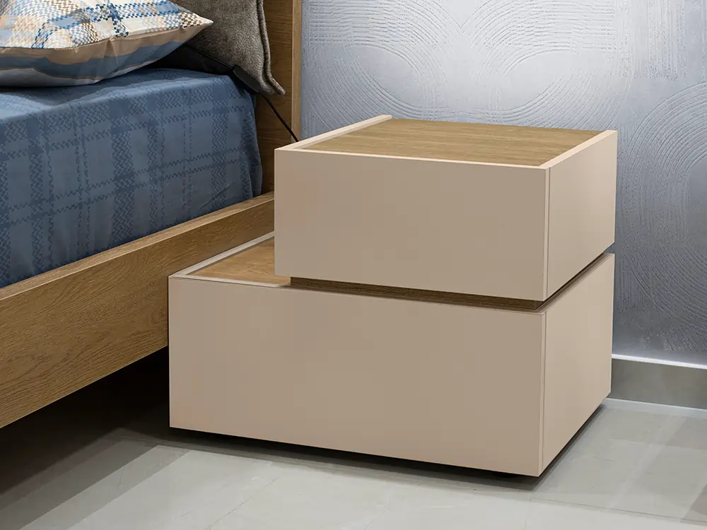 Κομοδίνο GRANDE Cream Beige